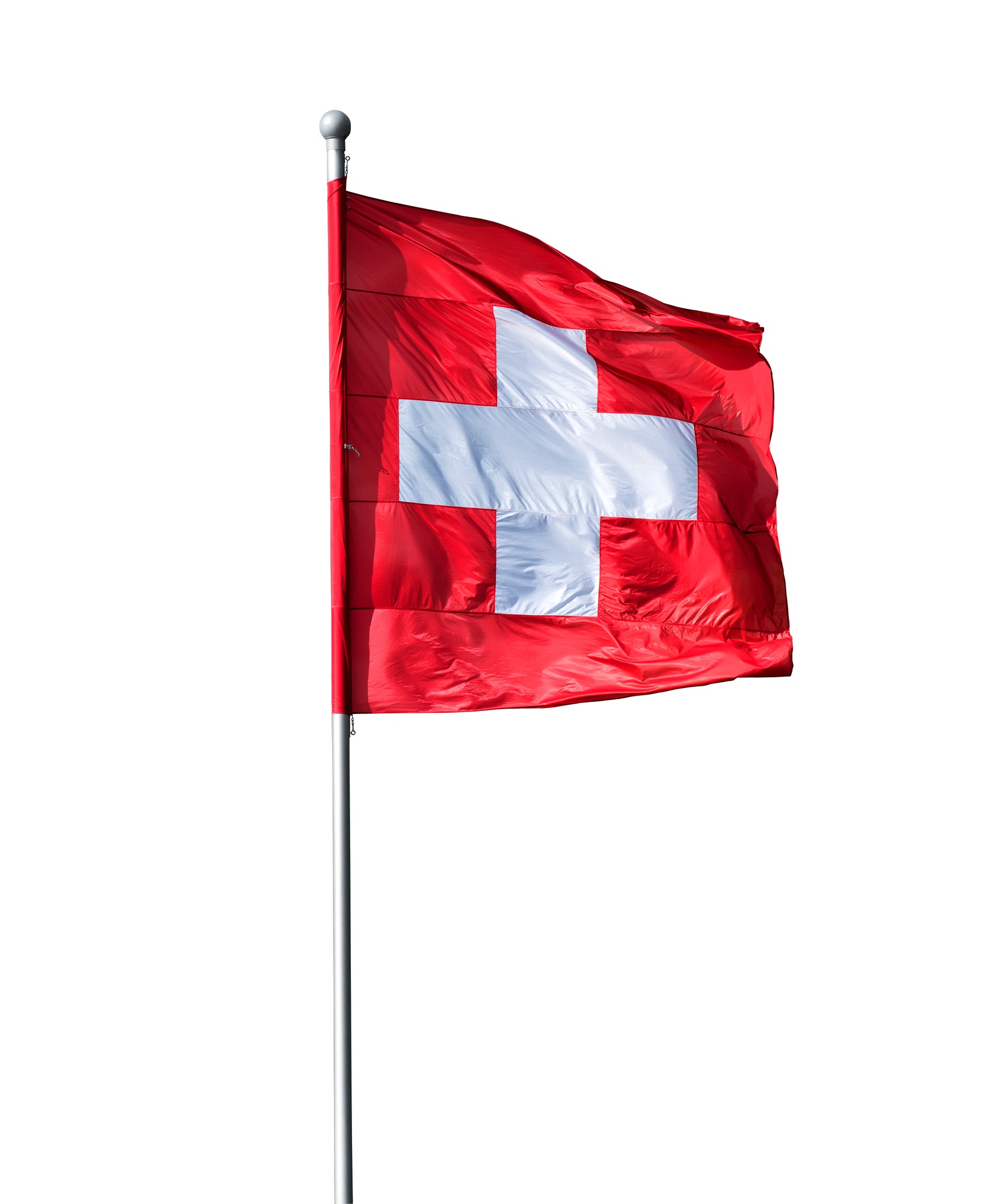 Schweizer Nationalflagge.
